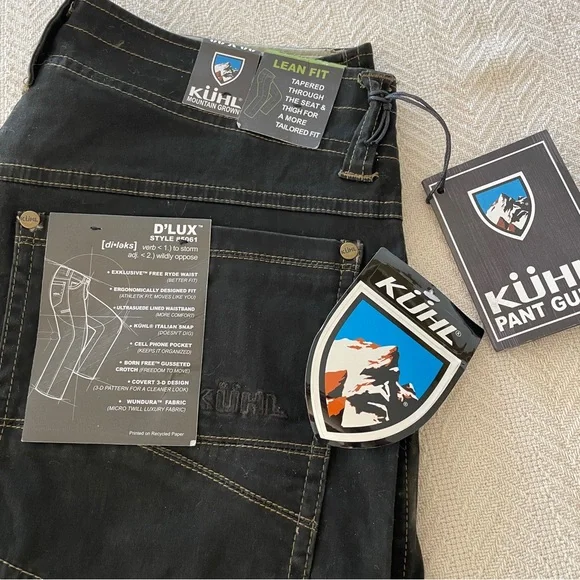KÜHL D’Lux Men’s Pants – 30x32 Mountain Ready! Stylish and GORGEOUS NWT 🌲 - Picture 1 of 16